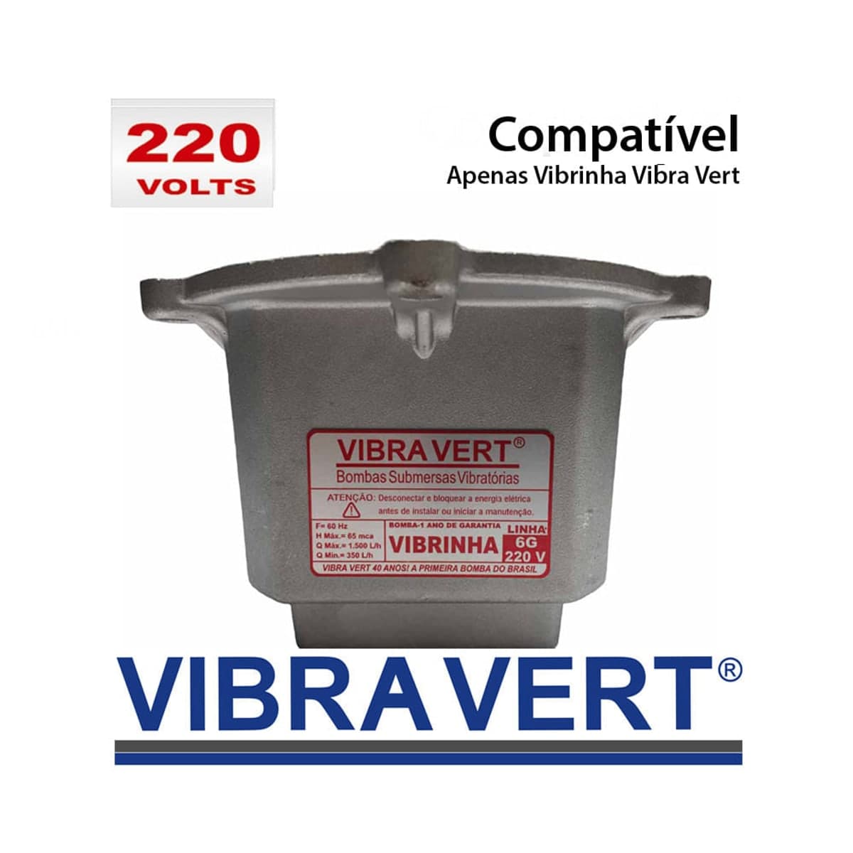Caneca ou Motor que serve Bomba Submersa Vibratoria Modelo Vibrinha 220V
